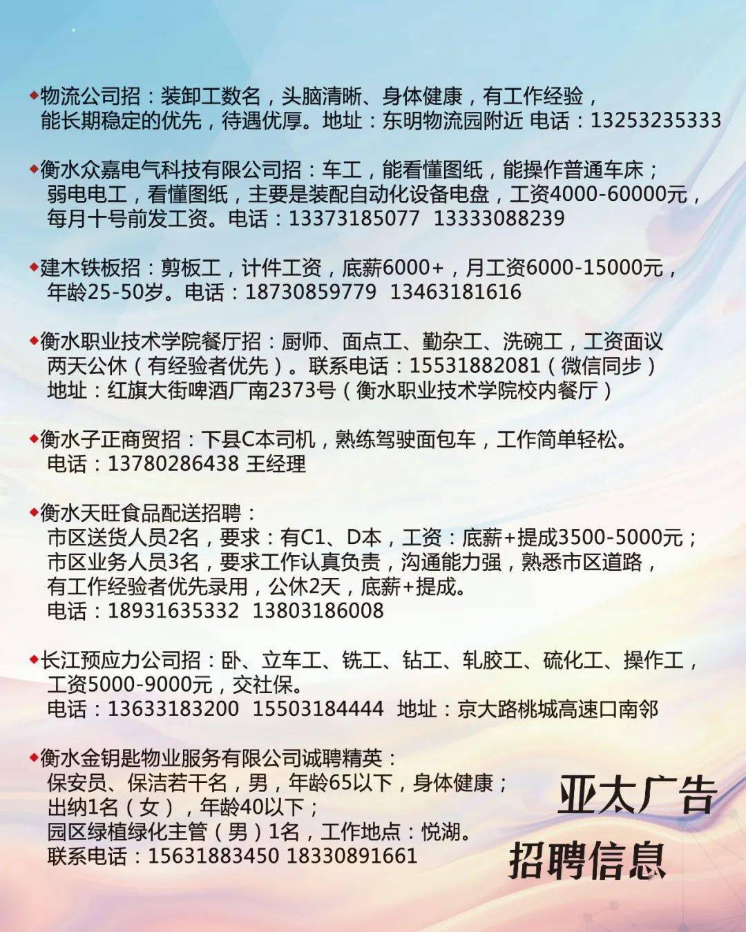 南昌向塘最新招聘信息全面解析